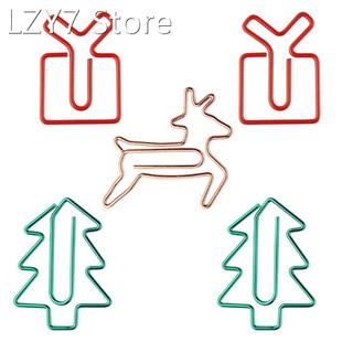 5 Pcs Multi-shaped Paper Clips Cute Cartoon Deer Bookmark Cl