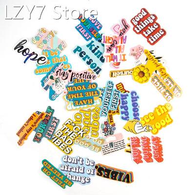 40pcs Korea Color Words Stickers Planner Diary Journal Stick