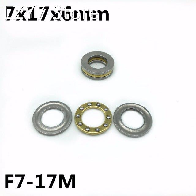 10Pcs F7-17M 7x17x6 mm Axial Ball Thrust Bearing plane thrus