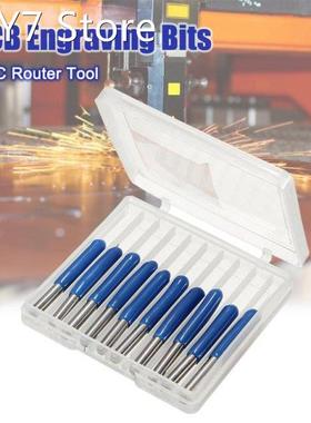 10pcs/lot 0.3mm 33mm Carbide PCB Engraving Bits CNC Router T