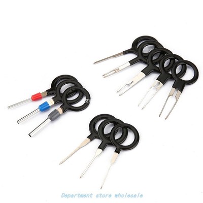 11pcs Car Plug Terminal Wiring Removal Key Connector Pin Ter
