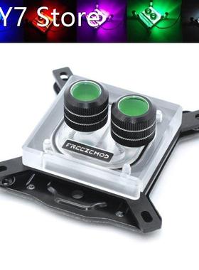 G1/4 Thread Waterblock Acrylic Copper Water Cooling CPU Radi