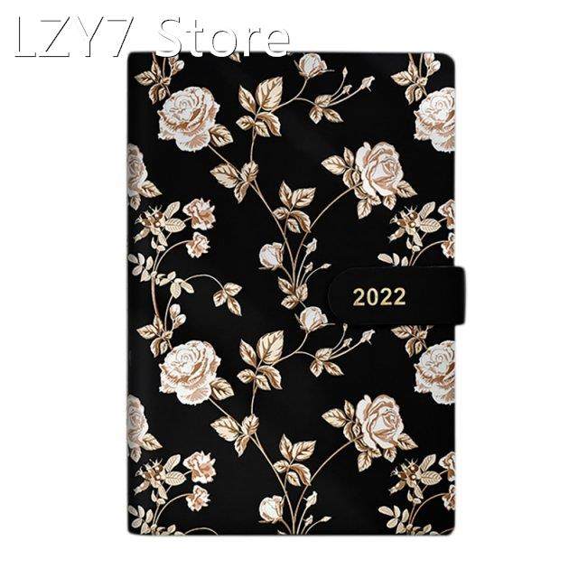planner - weekly monthly planner,a5 size notepad flower diar