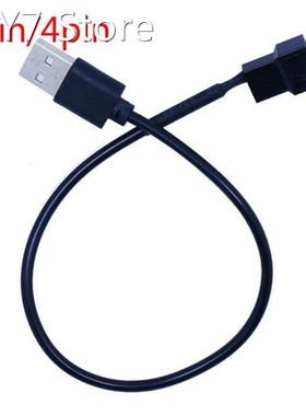 3pin Or 4pin Fan To Usb Adapter Cables 3/4 Pin Computer Pc F