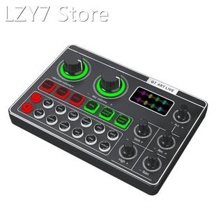 Microphone Mixer Webcast Sound Card For Phone PC Computer -G