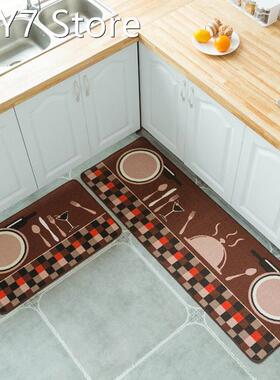 Kitchen Mats Anti Slip Floor Carpet Long Doormat for Bathroo