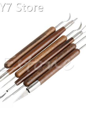 New 6pcs Clay Sculpting Set Wax Carving Pottery Tools Shaper
