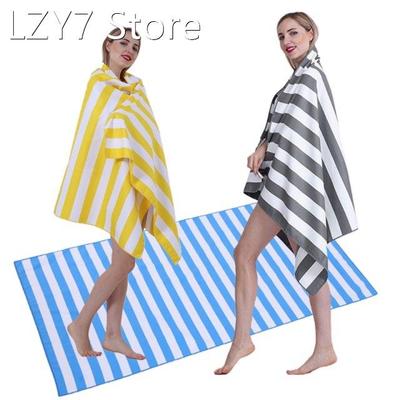 Summer Microfiber Quick Dry Beach Towel Multicolor Striped P