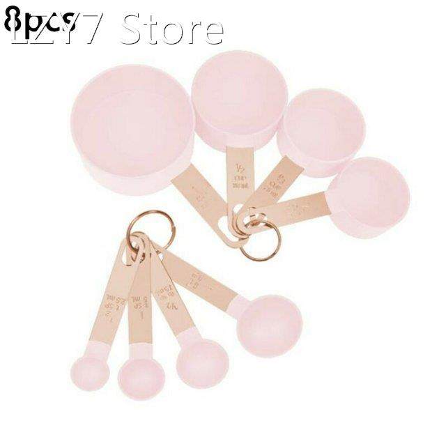 8pcs/set kitchen tools measuring spoons set teaspoon coffee