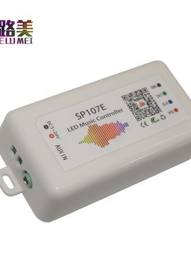 SP107E DC5V-24V Bluetooth Music LED Controller full color RG
