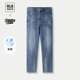 HLA 男 24春夏新水洗九分裤 海澜之家SPRINTING SMILE系列牛仔裤