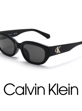 ck猫眼墨镜女个性潮流防晒防紫外线韩版时尚太阳镜男CKJ24639SLB