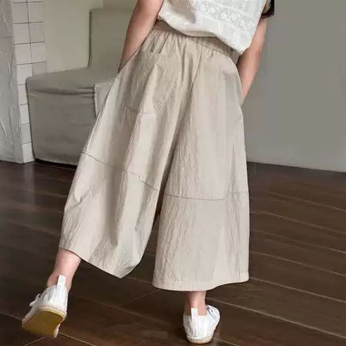 Тонкая летняя одежда, летние штаны для девочек, детские повседневные брюки, средство от комаров, детская одежда