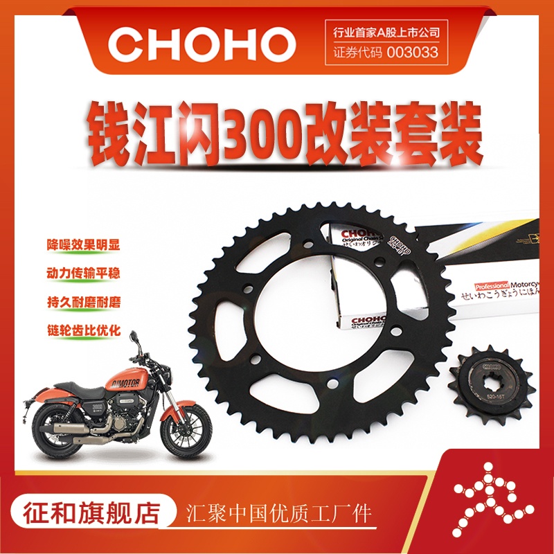 征和闪QJ300S链轮静音油封链条