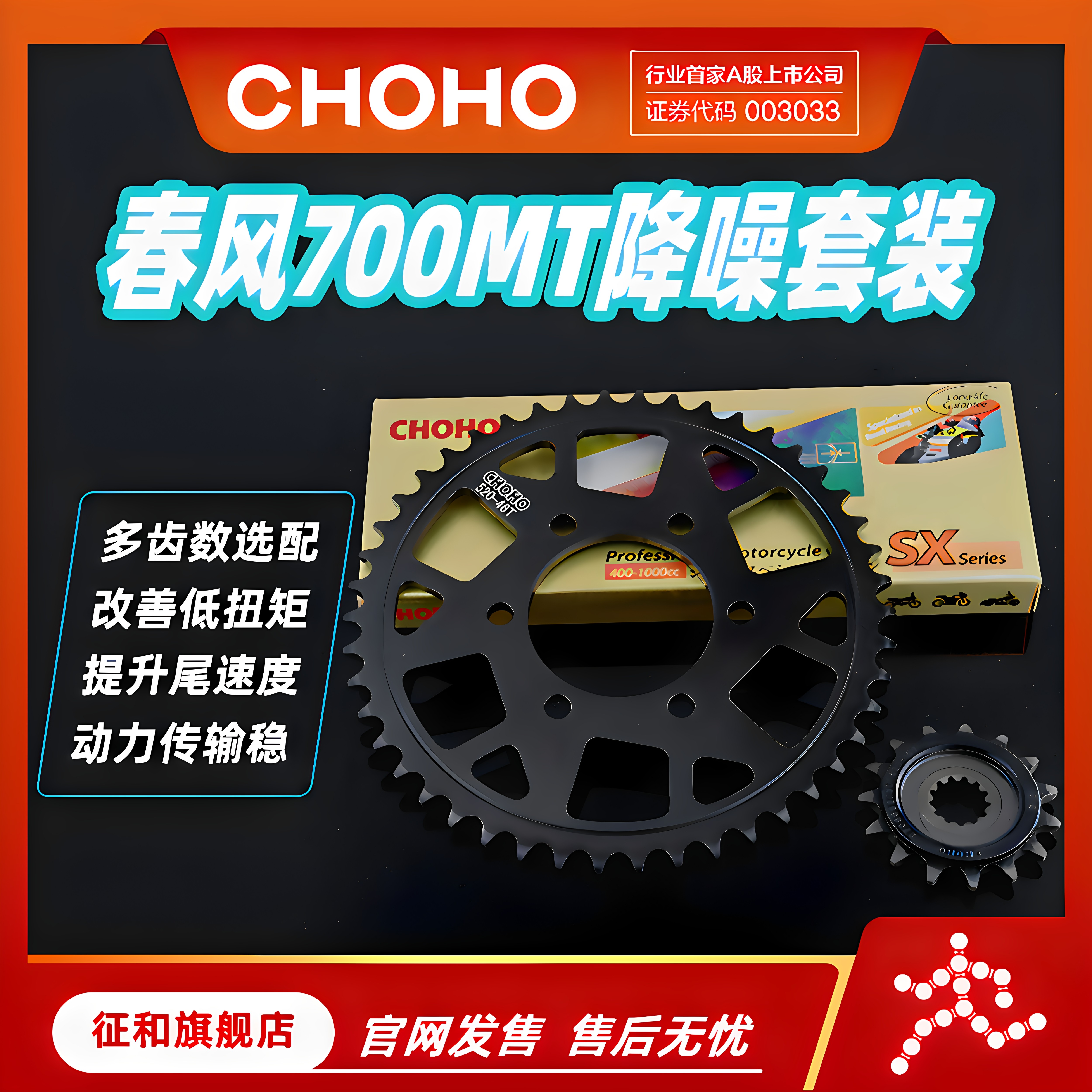 征和油封链条链轮春风700MT图片