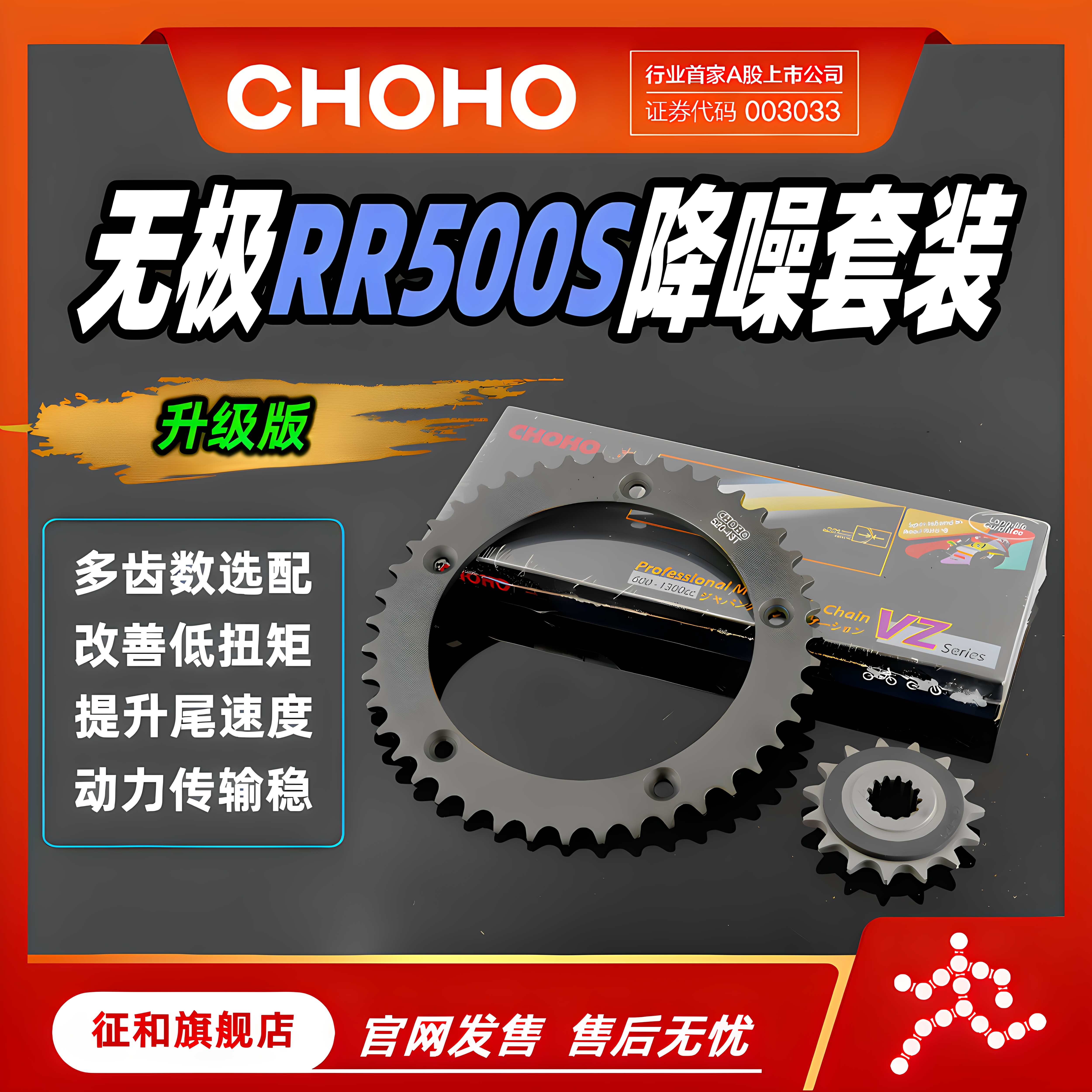 征和油封链条链轮无极RR500S图片