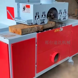 方木多片锯开板锯上下轴小型多片锯原木推台锯开片锯小型简易锯