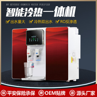 直饮ro反渗透果蔬净化加热制冷一体纯水机 家用净水器台式