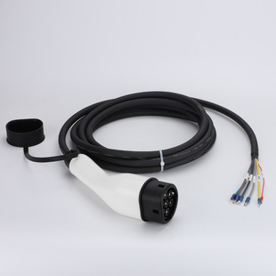 380V新能源电动汽车充电桩零配件5米11 22KW欧标充电枪头线缆