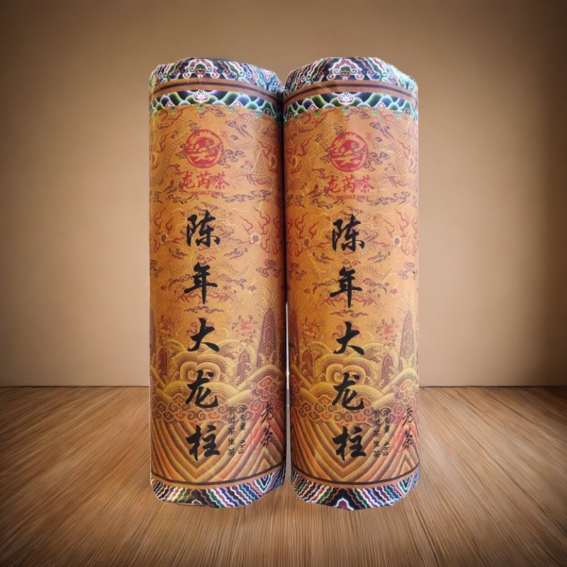 龙芮茶1988年陈年大龙柱4000g云南普洱茶生茶陈年老茶昆明纯干仓