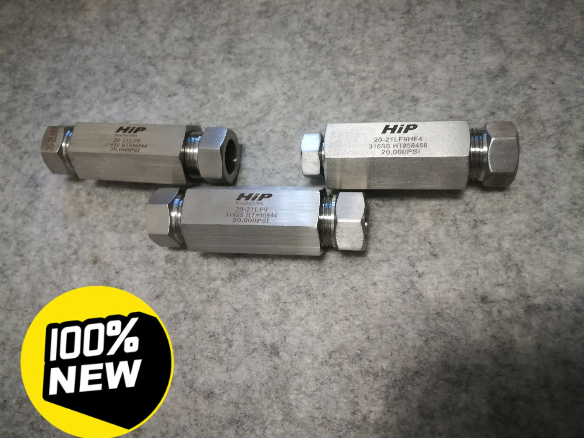 工程剩余hip全新未使用高压直通接头,20-21l