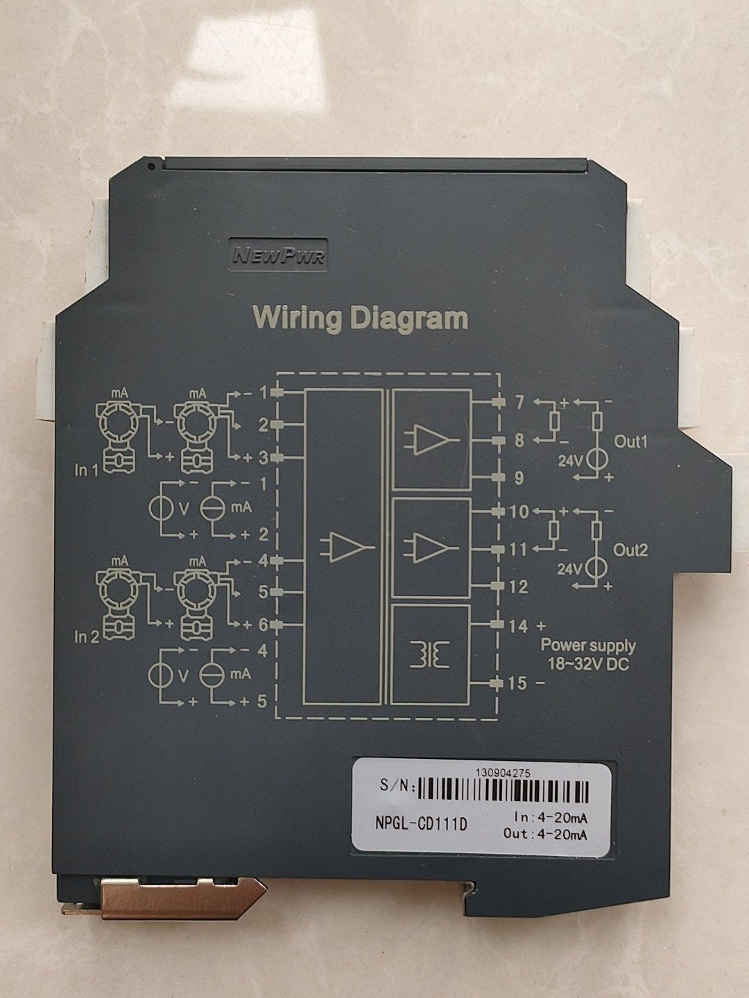 newpwr南京优倍原厂正品信号隔离器npgl-cd111d