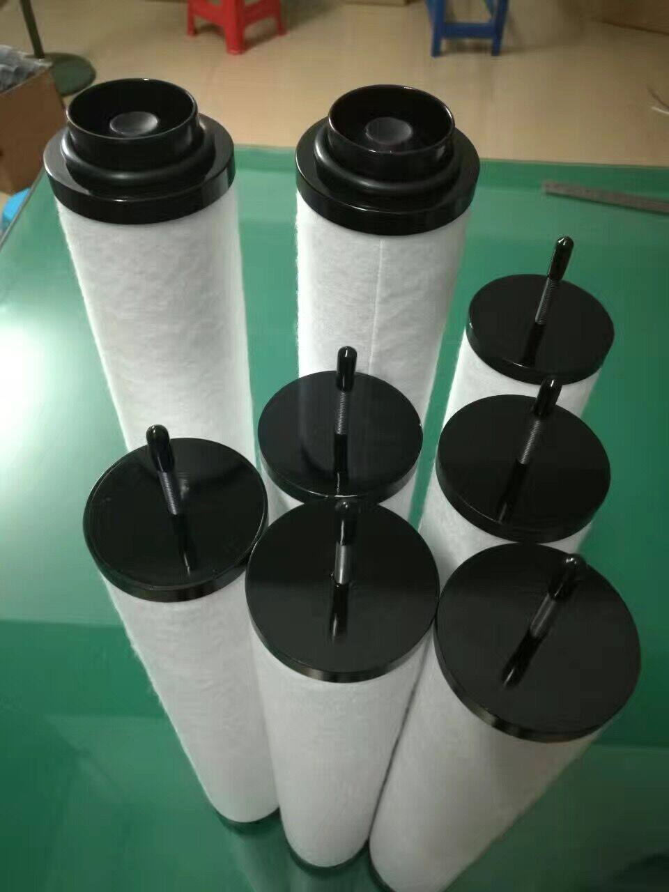 国产真空泵排气过滤器滤芯zd7180012 两端铝盖