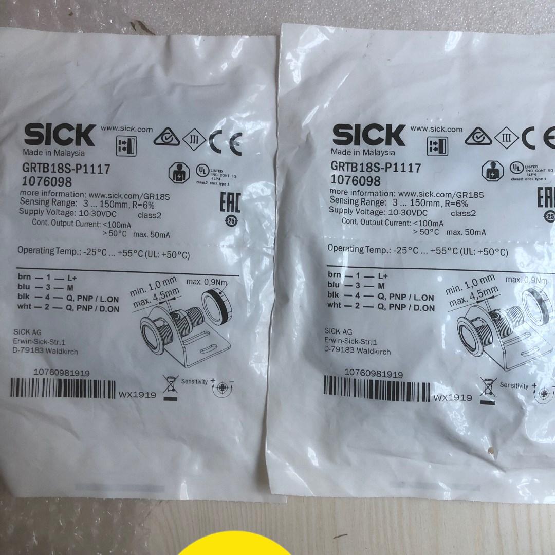 全新包装德国SICK西克传感器GRTB18S-P1117货号