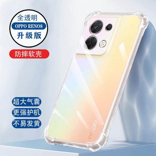opporeno8手机壳pro十透明