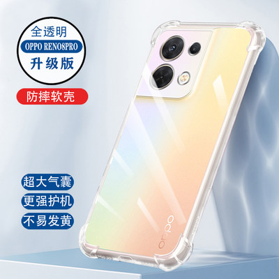 opporeno8pro手机壳+十透明