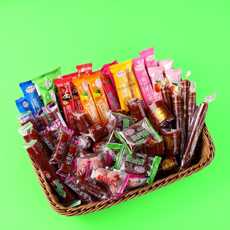 承德特产山楂蜜饯酸甜可口儿童零食山楂干散装2斤装