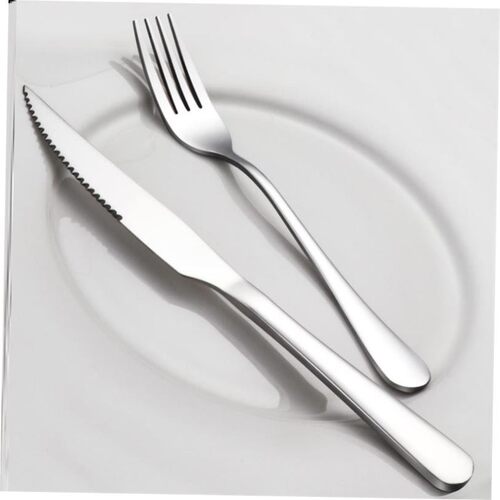 Stainless steel cutlery knife, fork and spoon three piece