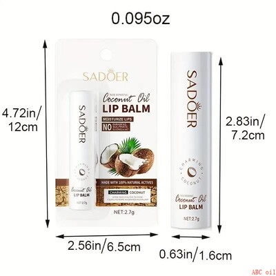 Anti-Cracking Lip Balm Coconut  Lip Wrinkle Lipstick护唇膏