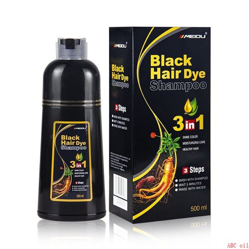 Shampoo Hair Dye White to Black Bubble Hair Colour Cream
