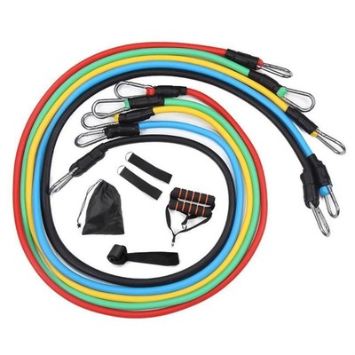 11pcs Resistance Band Gym Equipment Rubber exercise Band