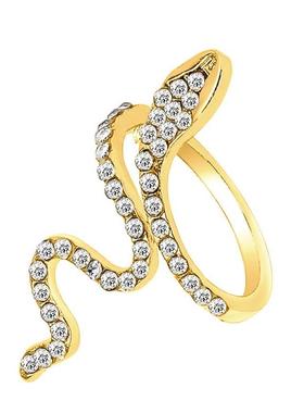 Snake ring for a women Rings微镶锆石缠绕小蛇戒指女时尚戒指