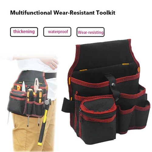 Multifunctional Tool Storage Bag Pouch Belt Electrician Tool