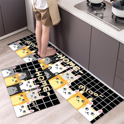 Kitchen carpet mat doormat bathroom antiskid cushion pad