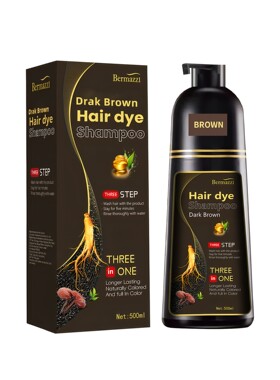 Shampoo Hair Dye White to Black Bubble Hair Colour