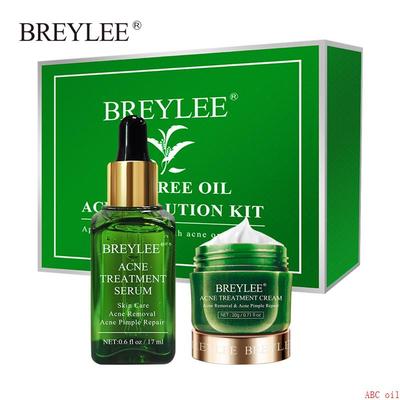 BREYLEE TEA TREE OLL ACNE SOLUTION KIT茶树痘痘套盒正品带防伪
