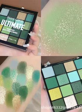 16 color eye shadow matte pearlescent makeup beginner 眼影