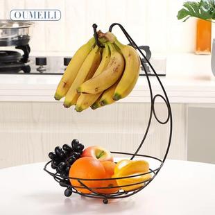 Fruit Bowl Iron 2in1 Storage Hanger Holder Basket果篮 Banana
