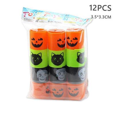 .12pcs Horror Halloween Magic Springs Toy Halloween Decors P