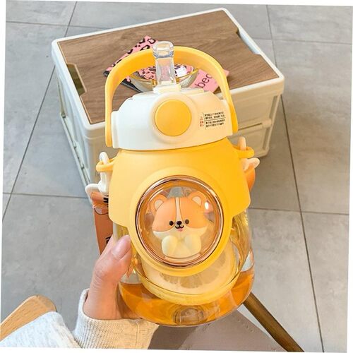 820ML Kids Water Bottle with Straw for Children Girls School