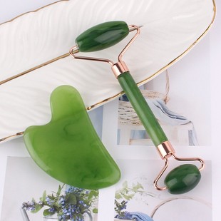Massage Facial Roller Guasha Beauty Jade Board Stone