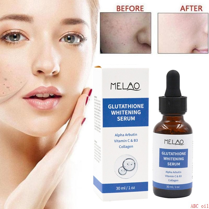 Glutathione Lightening Serum Arbutin Vitamin C B3 Collagen