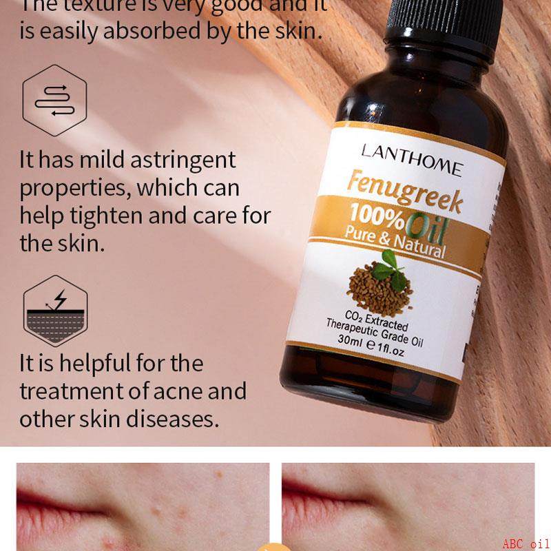 100% Fenugreek Oil Essential Oil Oil-control Remove Pore Ant