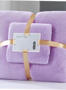 promotion 浴巾 face towel + bath towel set shower towel 2pcs
