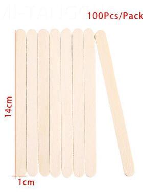 50-150 Pcs Ice Cream Popsicle Sticks Wooden Stirring Stick