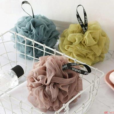 Soft Mesh Bath Sponge Balls Nylon Cleaning Brush Shower Puff